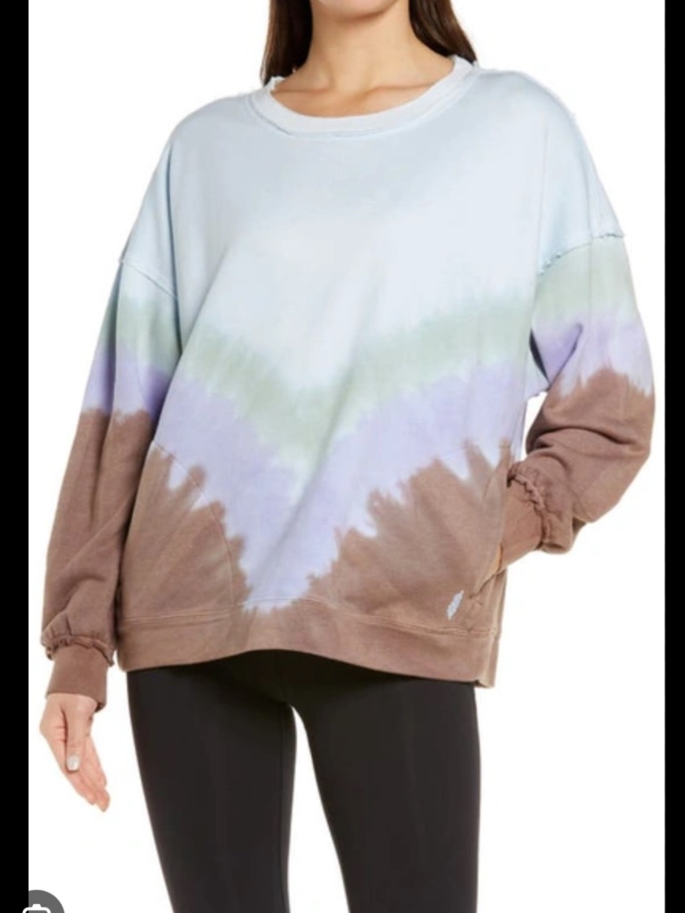 Free‎ People Movement Oversized Metti Ombre Pullover Sweatshirt XS